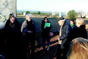 Voyage d’étude à Rivesaltes, décembre 2015. Samuel Grynspan évoque l’internement de sa famille